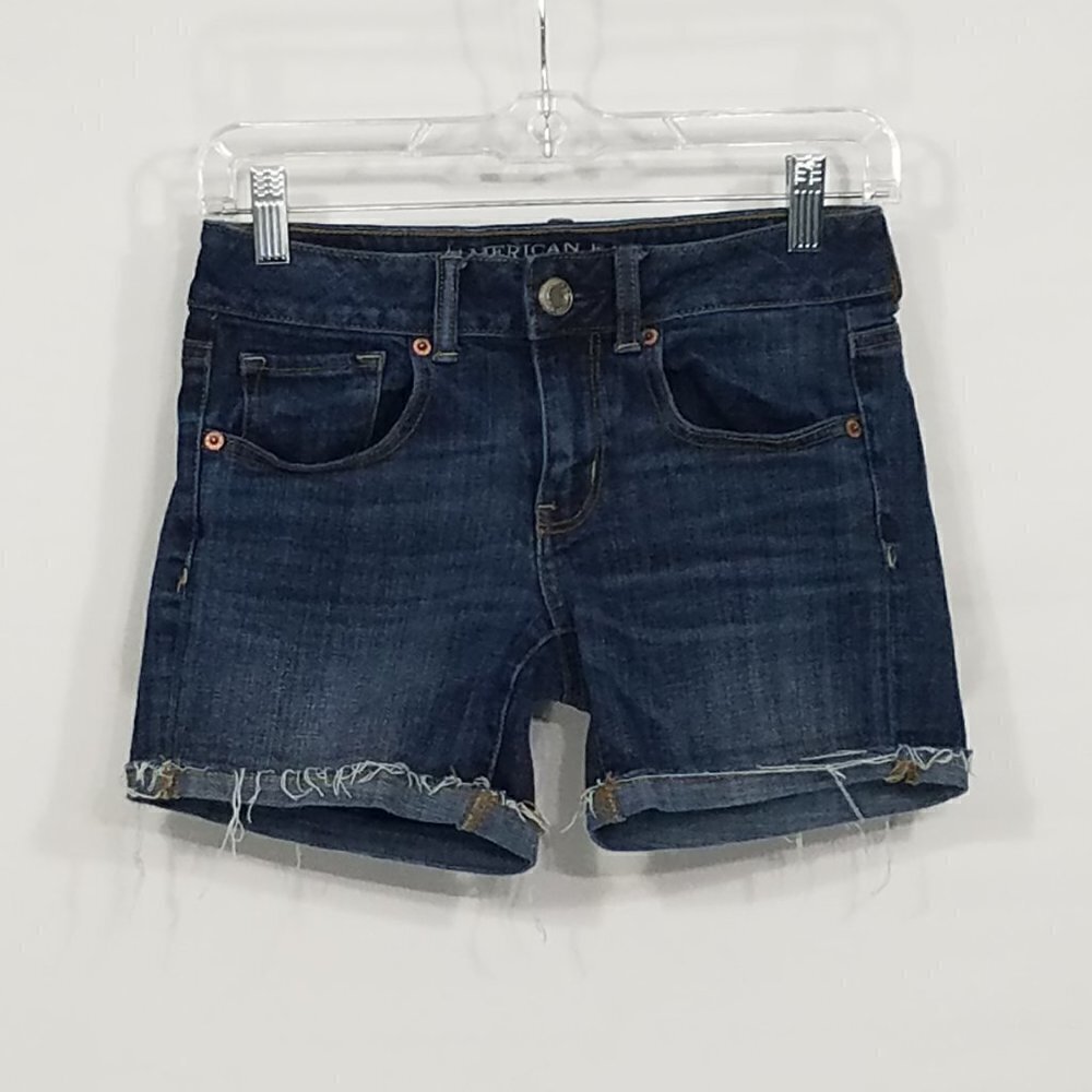 American Eagle Midi Shorts Super Stretch Sz 2